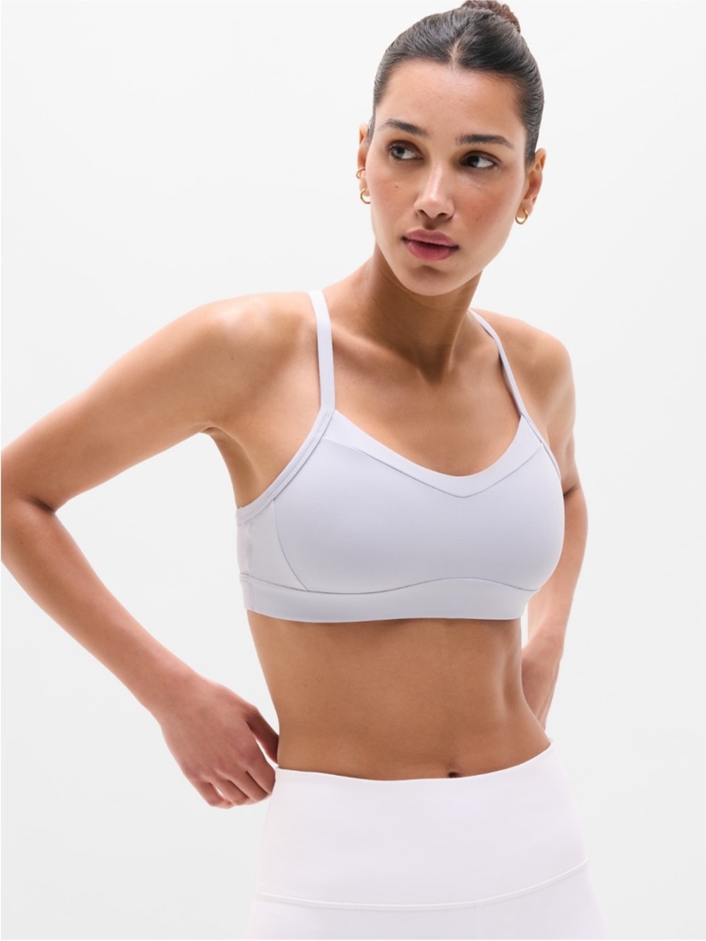 NWT ATHLETA Vital Sports Bra A-C | 
COLOR: Dove / Light Gray